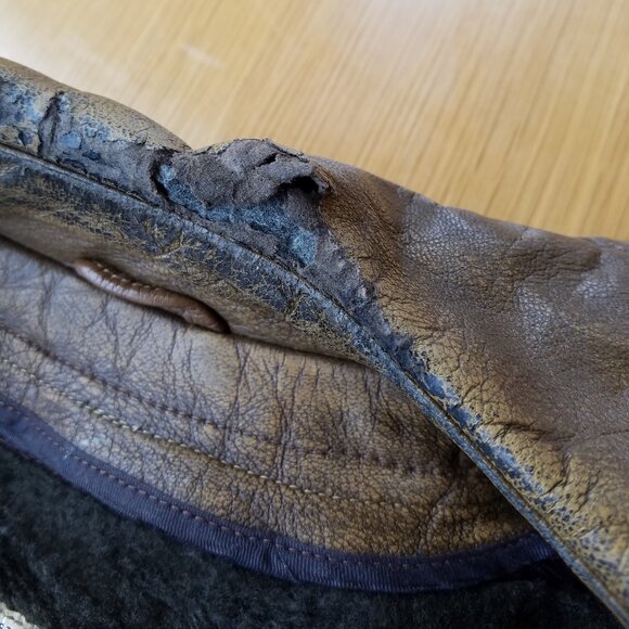 Vintage Kurland Men's 40 Brown Glove Tanned Leather Insulated Jacket - Picture 12 of 15